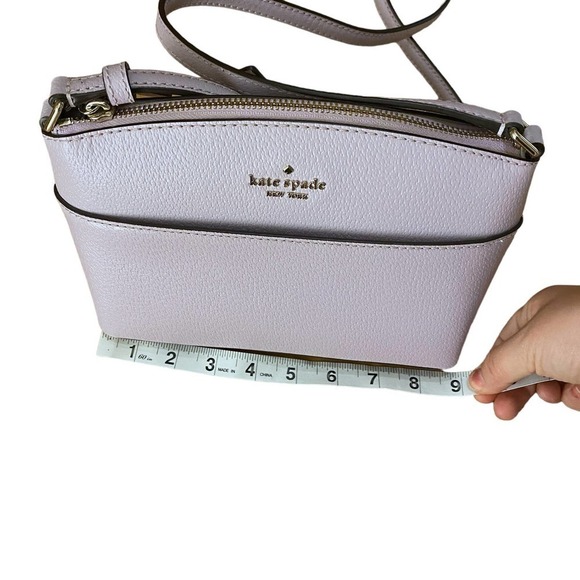 Kate Spade Lavender Mist Grove Street Millie Crossbody Purse Bag Leather - Picture 14 of 16